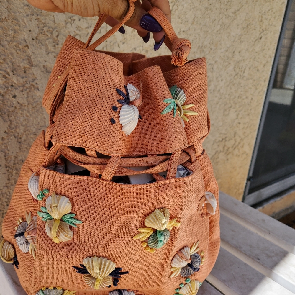1940s/1950s Panama Seashells purse